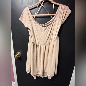Torrid Light Pink Off-Shoulder Blouse